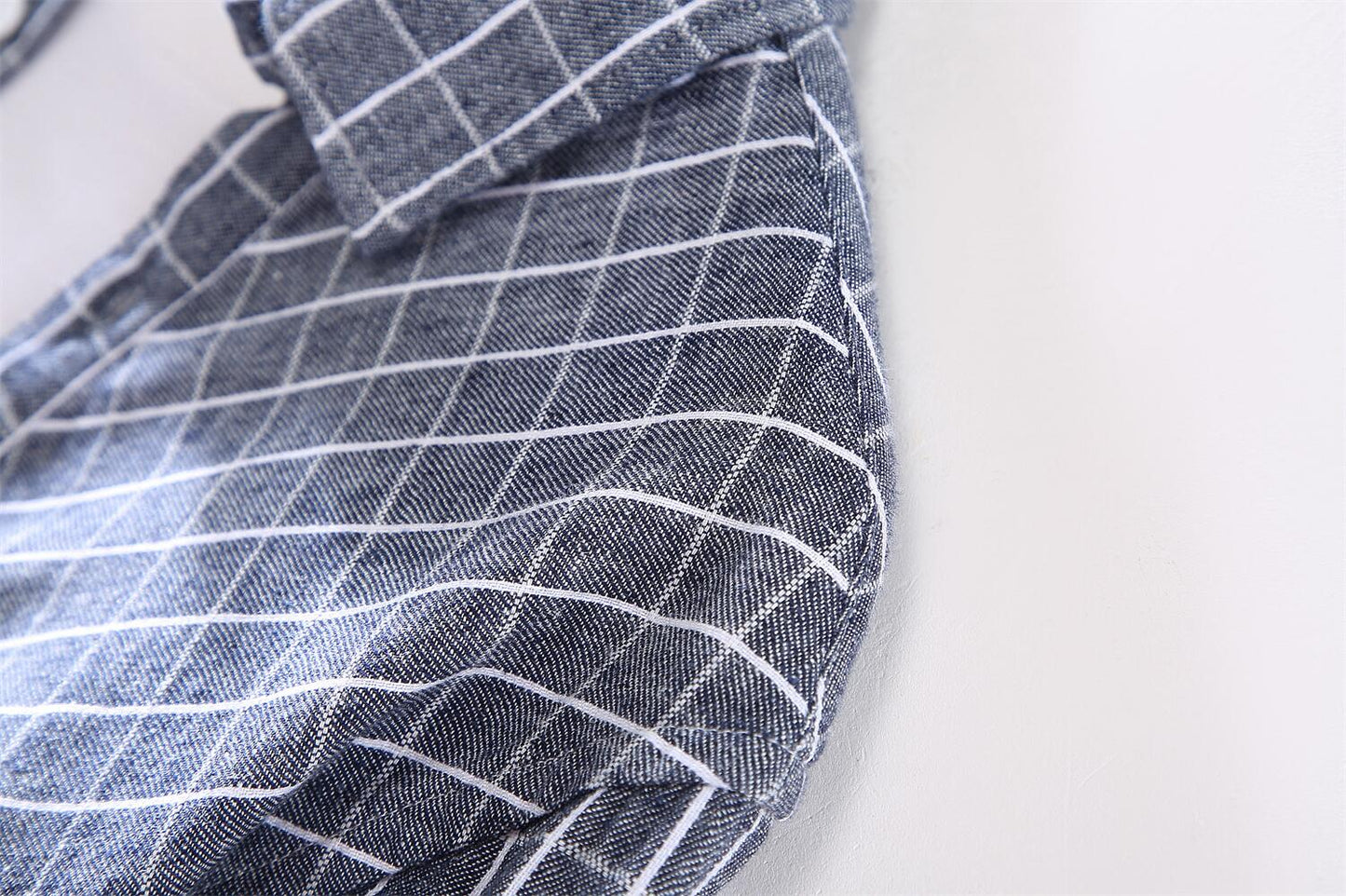 Plaid Square Collar Shirt - Casual Workwear